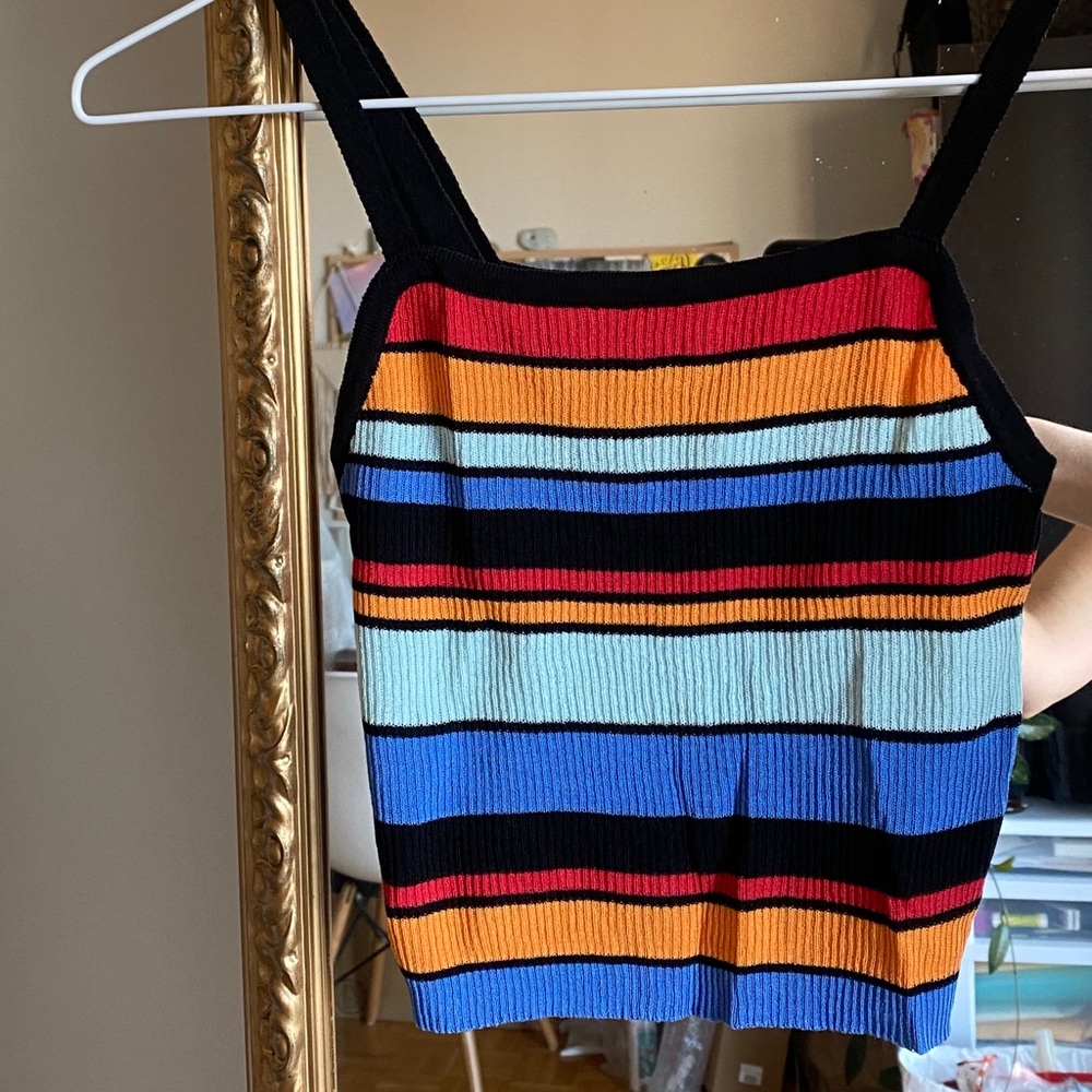 Striped Crop Top